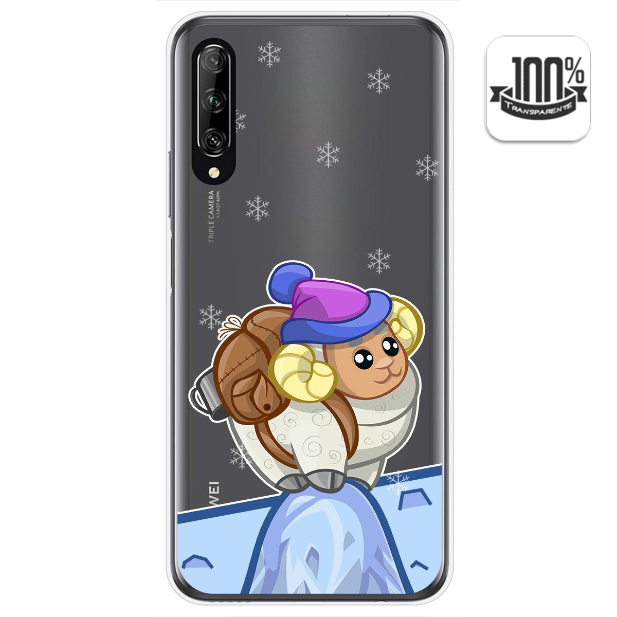 Funda Gel Transparente para Huawei P Smart Pro diseño Cabra Dibujos