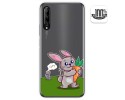 Funda Gel Transparente para Huawei P Smart Pro diseño Conejo Dibujos