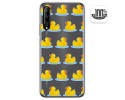 Funda Gel Transparente para Huawei P Smart Pro diseño Pato Dibujos