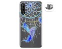 Funda Gel Transparente para Huawei P Smart Pro diseño Plumas Dibujos