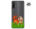 Funda Gel Transparente para Huawei P Smart Pro diseño Tigre Dibujos