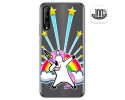 Funda Gel Transparente para Huawei P Smart Pro diseño Unicornio Dibujos