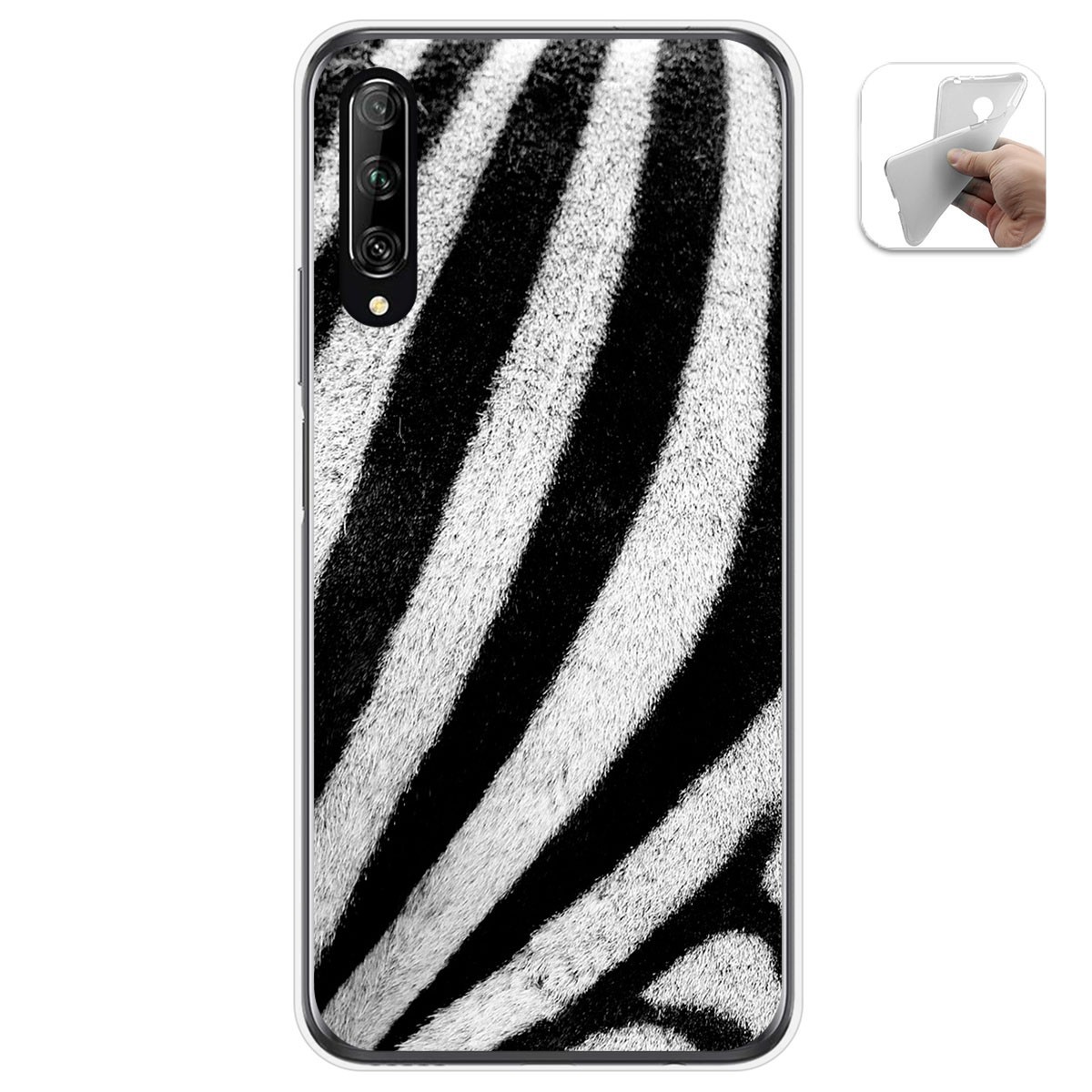 Funda Gel Tpu para Huawei P Smart Pro diseño Animal 02 Dibujos