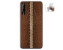 Funda Gel Tpu para Huawei P Smart Pro diseño Cuero 01 Dibujos
