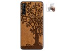 Funda Gel Tpu para Huawei P Smart Pro diseño Cuero 03 Dibujos