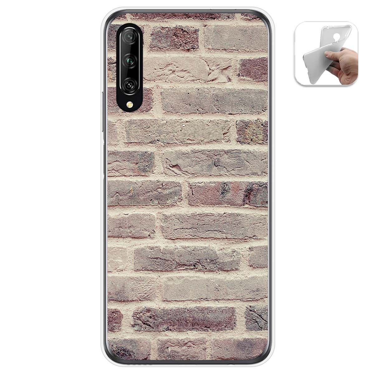 Funda Gel Tpu para Huawei P Smart Pro diseño Ladrillo 01 Dibujos