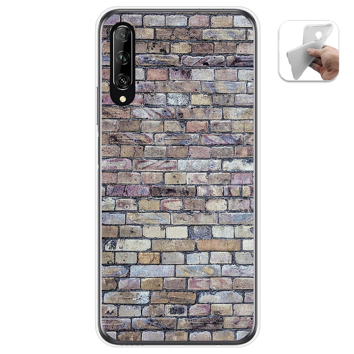 Funda Gel Tpu para Huawei P Smart Pro diseño Ladrillo 02 Dibujos