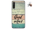 Funda Gel Tpu para Huawei P Smart Pro diseño Madera 01 Dibujos