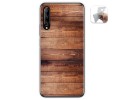 Funda Gel Tpu para Huawei P Smart Pro diseño Madera 02 Dibujos