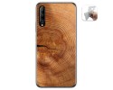 Funda Gel Tpu para Huawei P Smart Pro diseño Madera 04 Dibujos