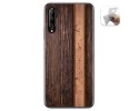 Funda Gel Tpu para Huawei P Smart Pro diseño Madera 05 Dibujos