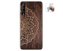 Funda Gel Tpu para Huawei P Smart Pro diseño Madera 06 Dibujos