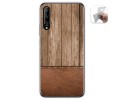 Funda Gel Tpu para Huawei P Smart Pro diseño Madera 09 Dibujos
