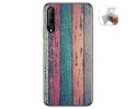 Funda Gel Tpu para Huawei P Smart Pro diseño Madera 10 Dibujos