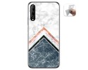 Funda Gel Tpu para Huawei P Smart Pro diseño Mármol 05 Dibujos