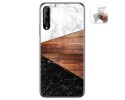 Funda Gel Tpu para Huawei P Smart Pro diseño Mármol 11 Dibujos