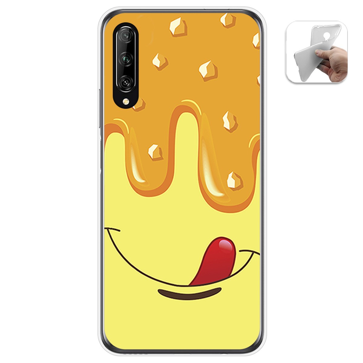 Funda Gel Tpu para Huawei P Smart Pro diseño Helado Vainilla Dibujos