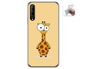 Funda Gel Tpu para Huawei P Smart Pro diseño Jirafa Dibujos