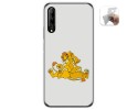 Funda Gel Tpu para Huawei P Smart Pro diseño Leones Dibujos