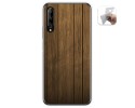 Funda Gel Tpu para Huawei P Smart Pro diseño Madera Dibujos
