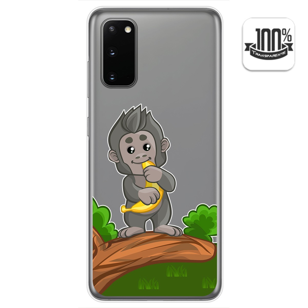 Funda Gel Transparente para Samsung Galaxy A41 diseño Mono Dibujos