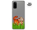 Funda Gel Transparente para Samsung Galaxy A41 diseño Tigre Dibujos