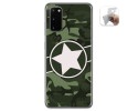 Funda Gel Tpu para Samsung Galaxy A41 diseño Camuflaje 01 Dibujos