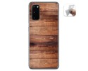 Funda Gel Tpu para Samsung Galaxy A41 diseño Madera 02 Dibujos