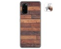 Funda Gel Tpu para Samsung Galaxy A41 diseño Madera 03 Dibujos