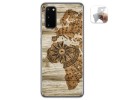 Funda Gel Tpu para Samsung Galaxy A41 diseño Madera 07 Dibujos