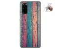 Funda Gel Tpu para Samsung Galaxy A41 diseño Madera 10 Dibujos