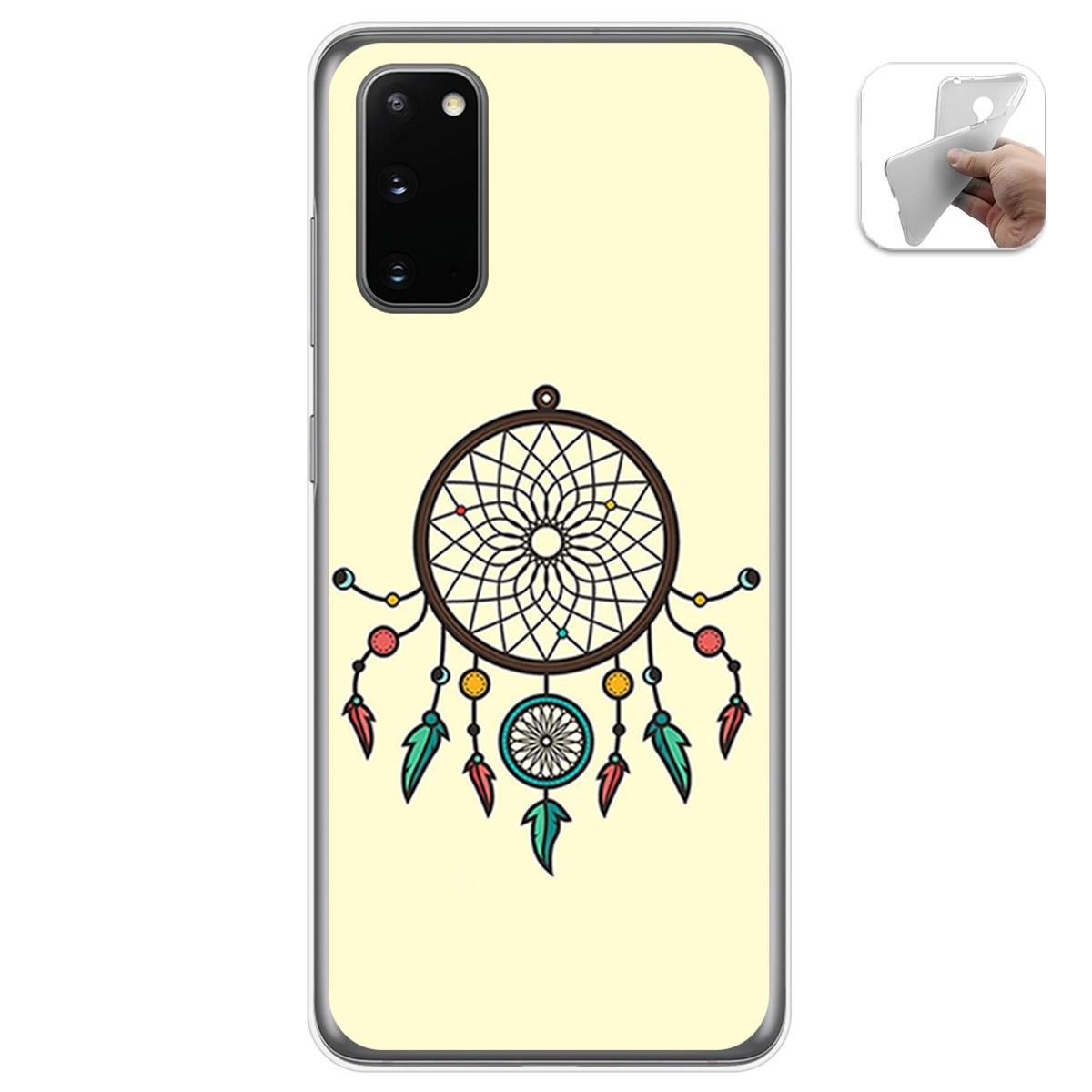 Funda Gel Tpu para Samsung Galaxy A41 diseño Atrapasueños Dibujos