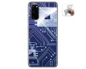 Funda Gel Tpu para Samsung Galaxy A41 diseño Circuito Dibujos