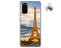 Funda Gel Tpu para Samsung Galaxy A41 diseño Paris Dibujos