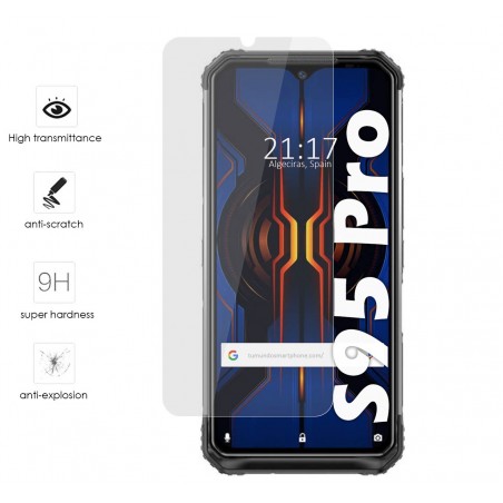 Protector Cristal Templado para Doogee S95 Pro Vidrio