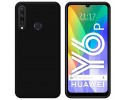 Funda Silicona Gel TPU Negra para Huawei Y6p