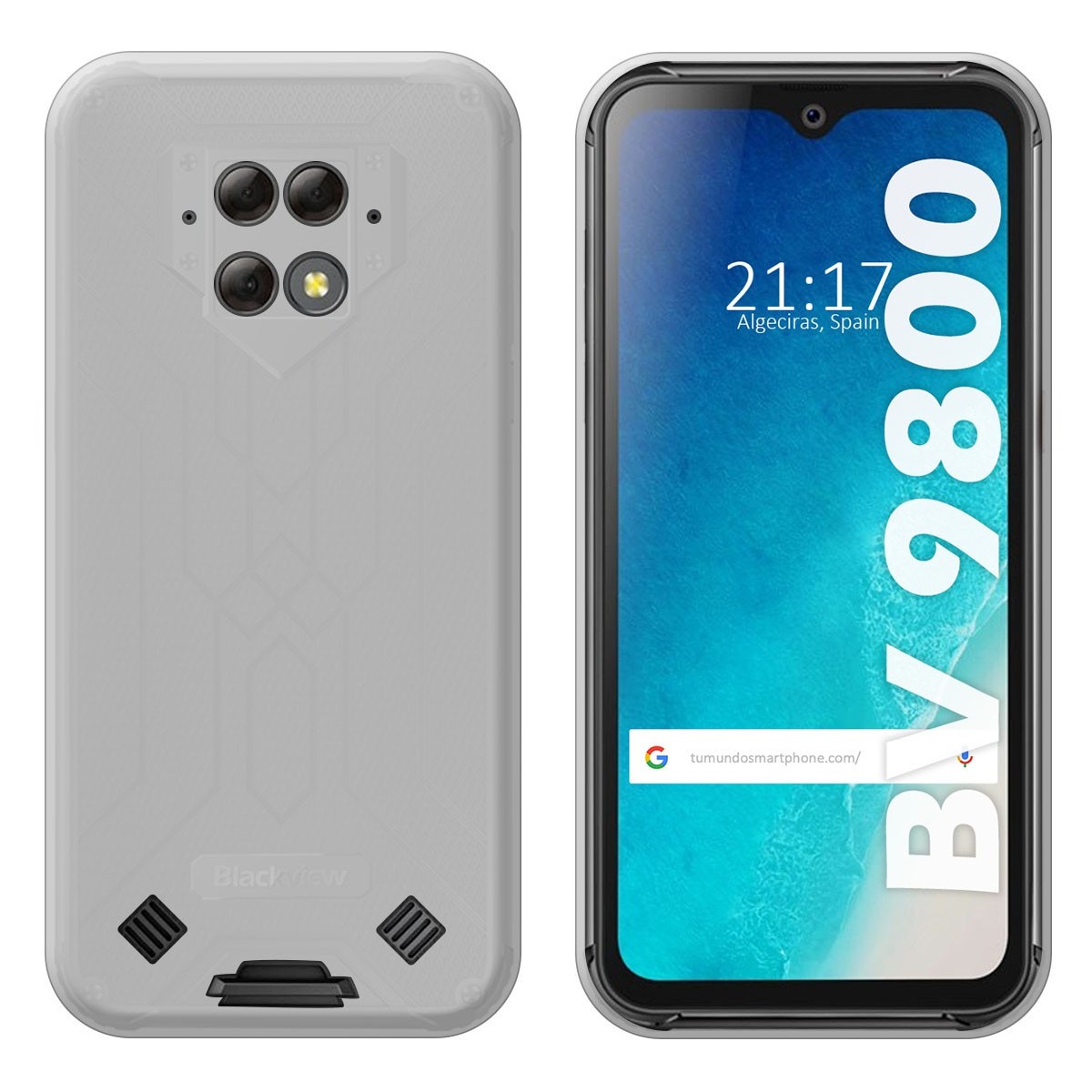 Funda Silicona Gel TPU Transparente para Blackview BV9800 / BV9800 PRO