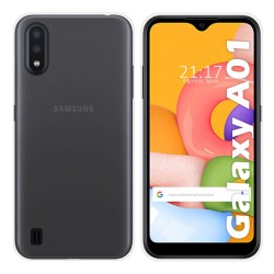 Funda Silicona Gel TPU Transparente para Samsung Galaxy A01