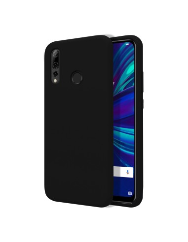 Funda Silicona Líquida Ultra Suave para Huawei P Smart + Plus 2019 color Negra