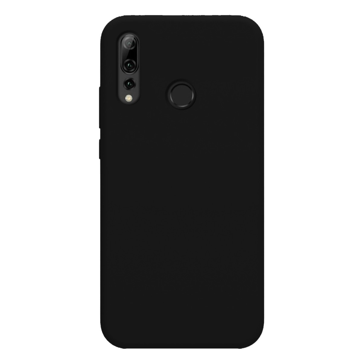 Funda Silicona Líquida Ultra Suave para Huawei P Smart + Plus 2019 color Negra