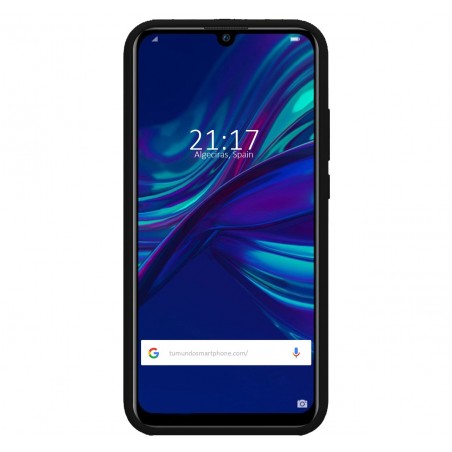 Funda Silicona Líquida Ultra Suave para Huawei P Smart + Plus 2019 color Negra