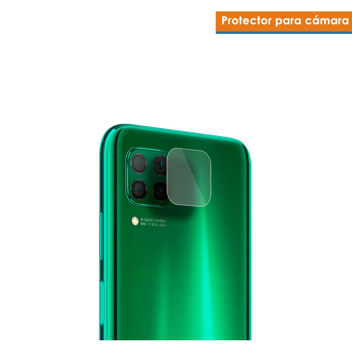 Protector Cristal Templado Cámara Trasera para Huawei P40 Lite Vidrio