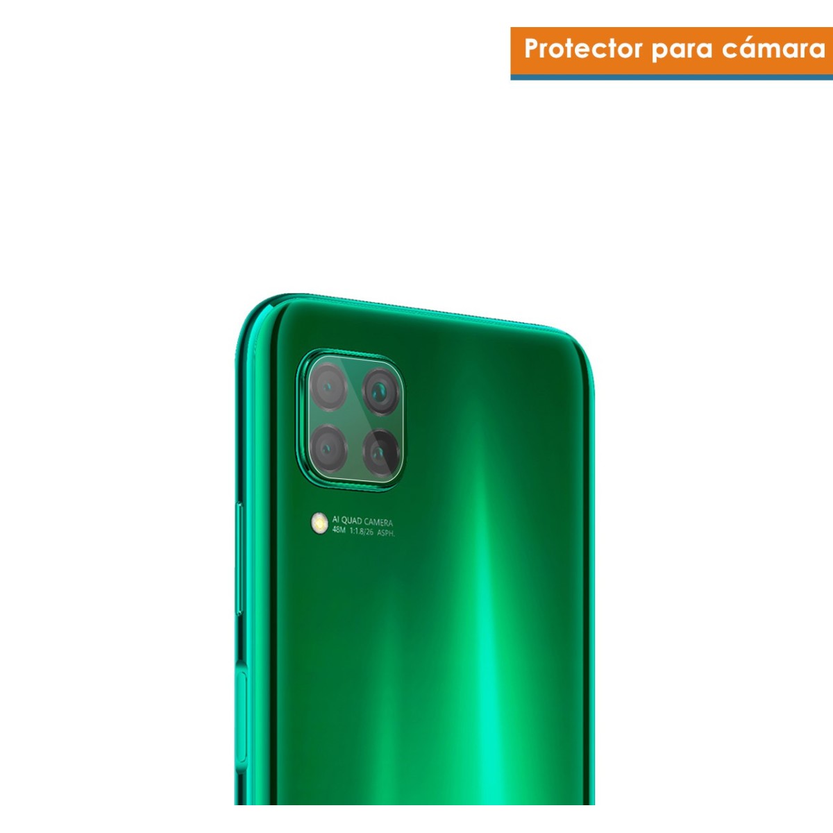 Protector Cristal Templado Cámara Trasera para Huawei P40 Lite Vidrio
