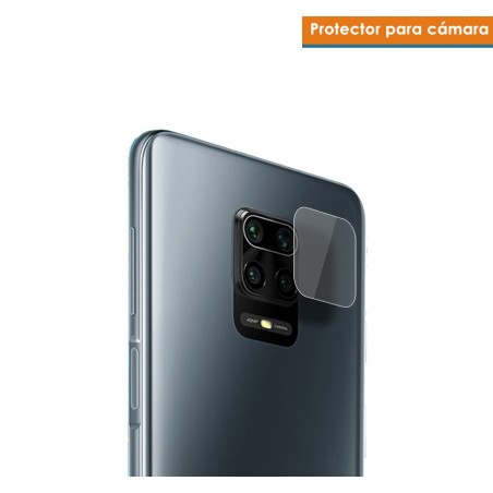 Protector Cristal Templado Cámara Trasera para Xiaomi Redmi Note 9S / Note 9 Pro Vidrio