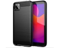 Funda Gel Tpu Tipo Carbon Negra para Huawei Y5p