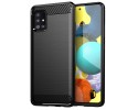 Funda Gel Tpu Tipo Carbon Negra para Samsung Galaxy A51 5G