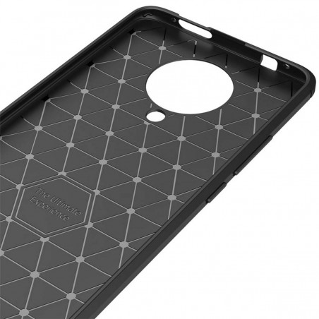Funda Gel Tpu Tipo Carbon Negra para Xiaomi POCO F2 Pro