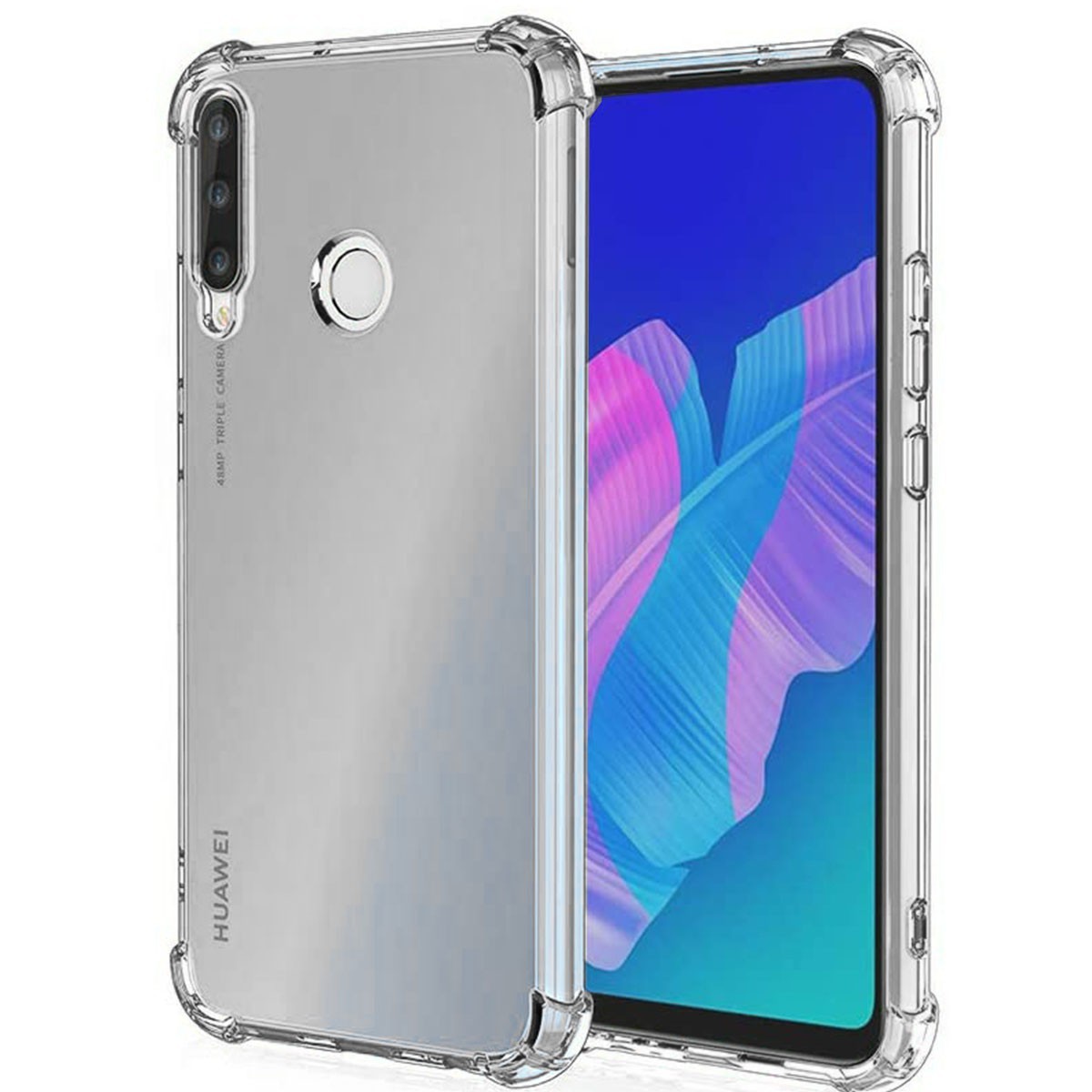 Funda Gel Tpu Anti-Shock Transparente para Huawei P40 Lite E