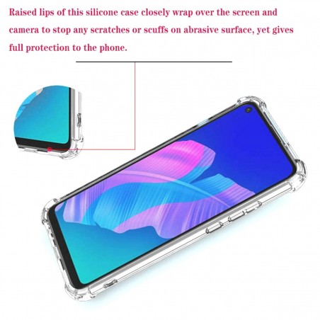 Funda Gel Tpu Anti-Shock Transparente para Huawei P40 Lite E