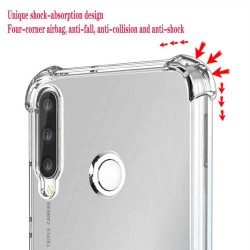 Funda Gel Tpu Anti-Shock Transparente para Huawei P40 Lite E